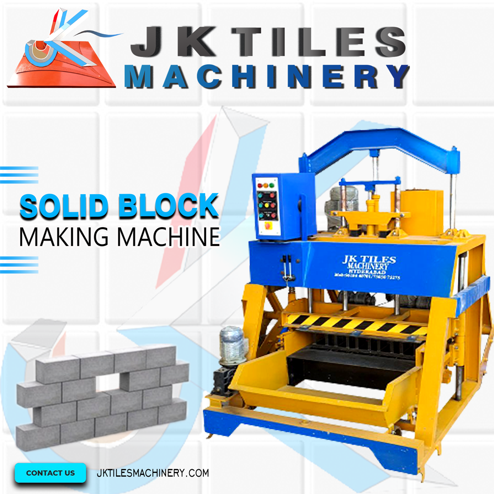Semi Automatic Hollow Block Making Machine